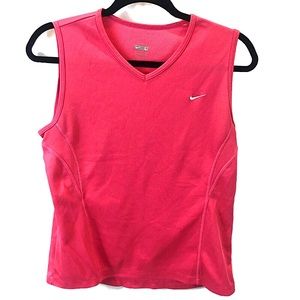 Nike sleeveless top v neck